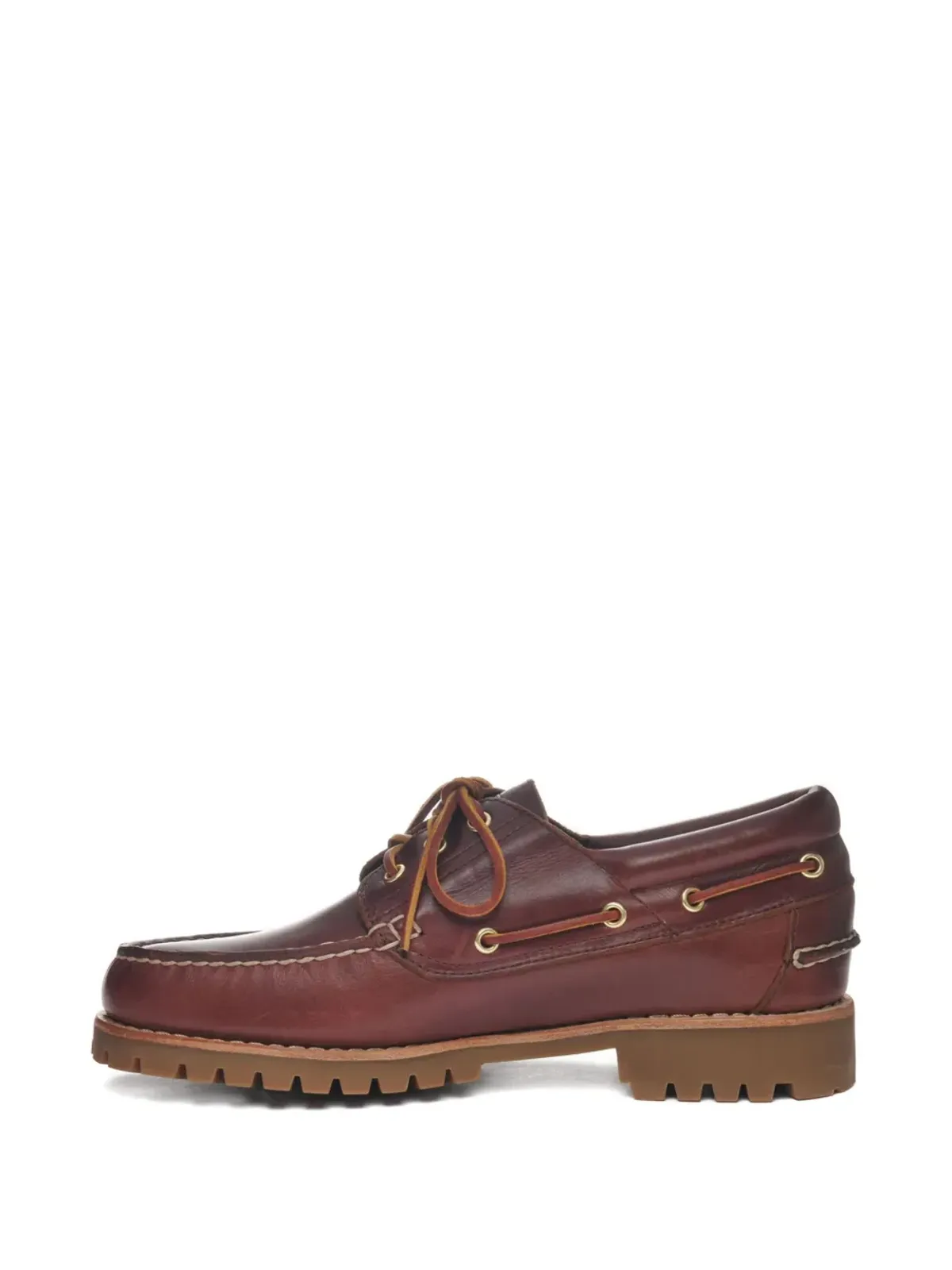Sebago レザー レースアップ ローファー - 画像2