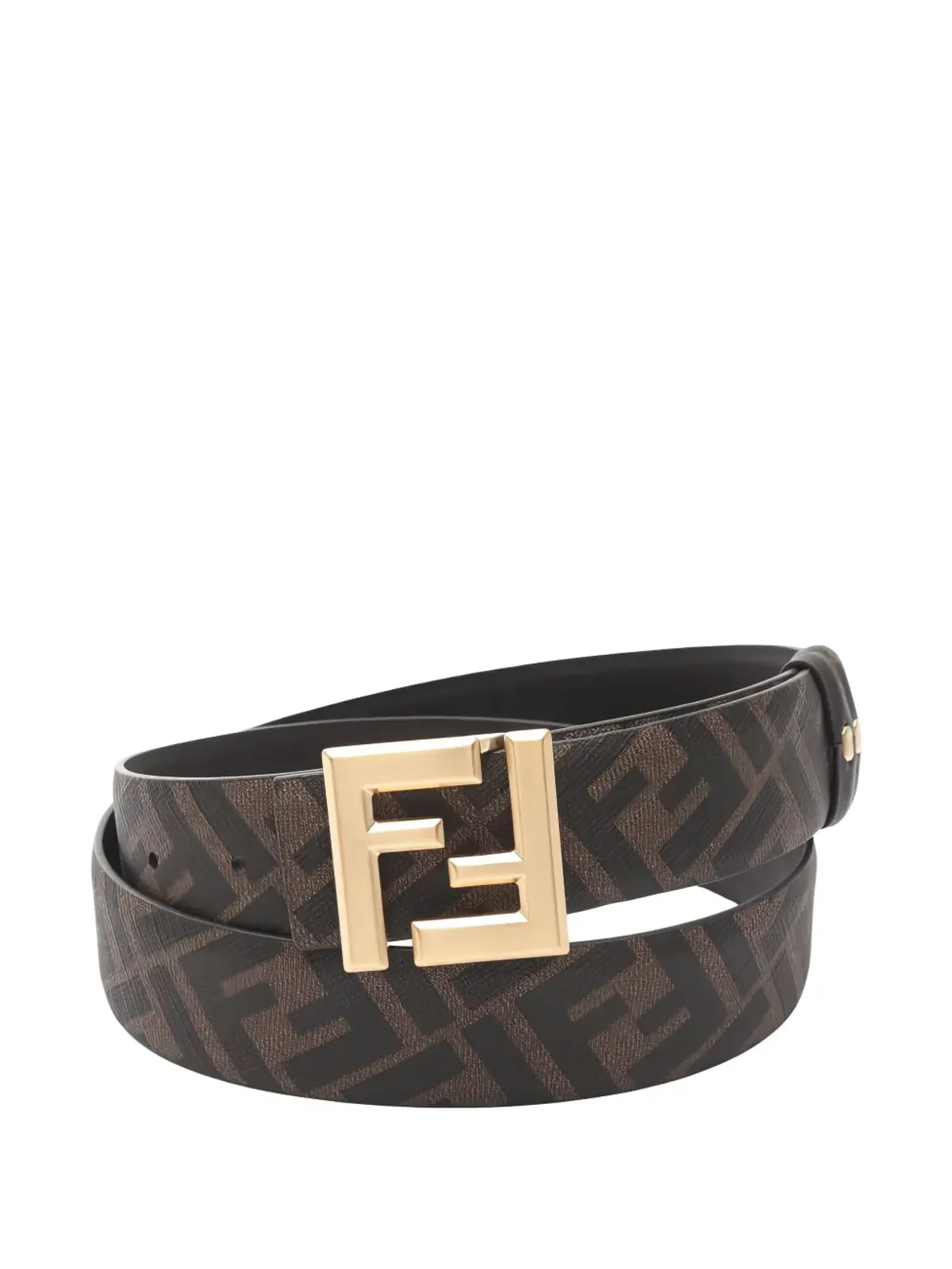 Fendi Pre-Owned 20s FF-logo buckle belt - Black - 画像2