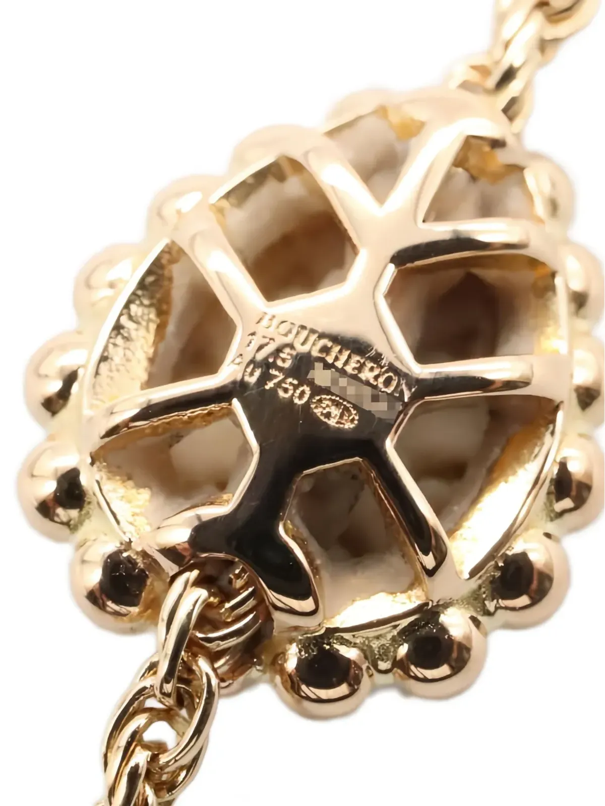 Boucheron Pre-Owned 18Kローズゴールド セルペン・ボーム ダイヤモンド ブレスレット - 画像4