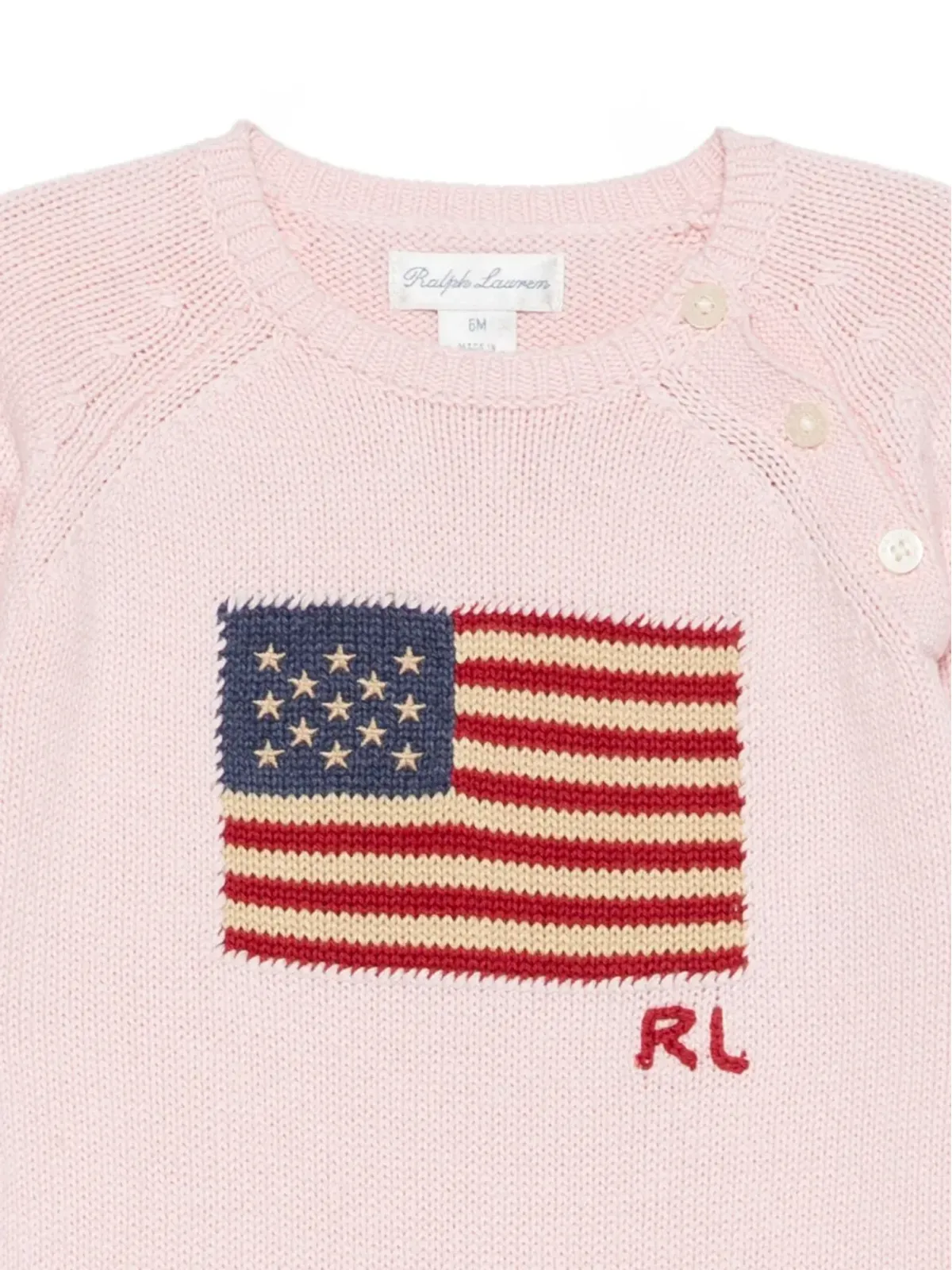 POLO RALPH LAUREN KIDS 旗モチーフ ロンパース - 画像3