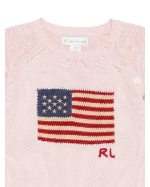 POLO RALPH LAUREN KIDS 旗モチーフ ロンパース - サムネイル3