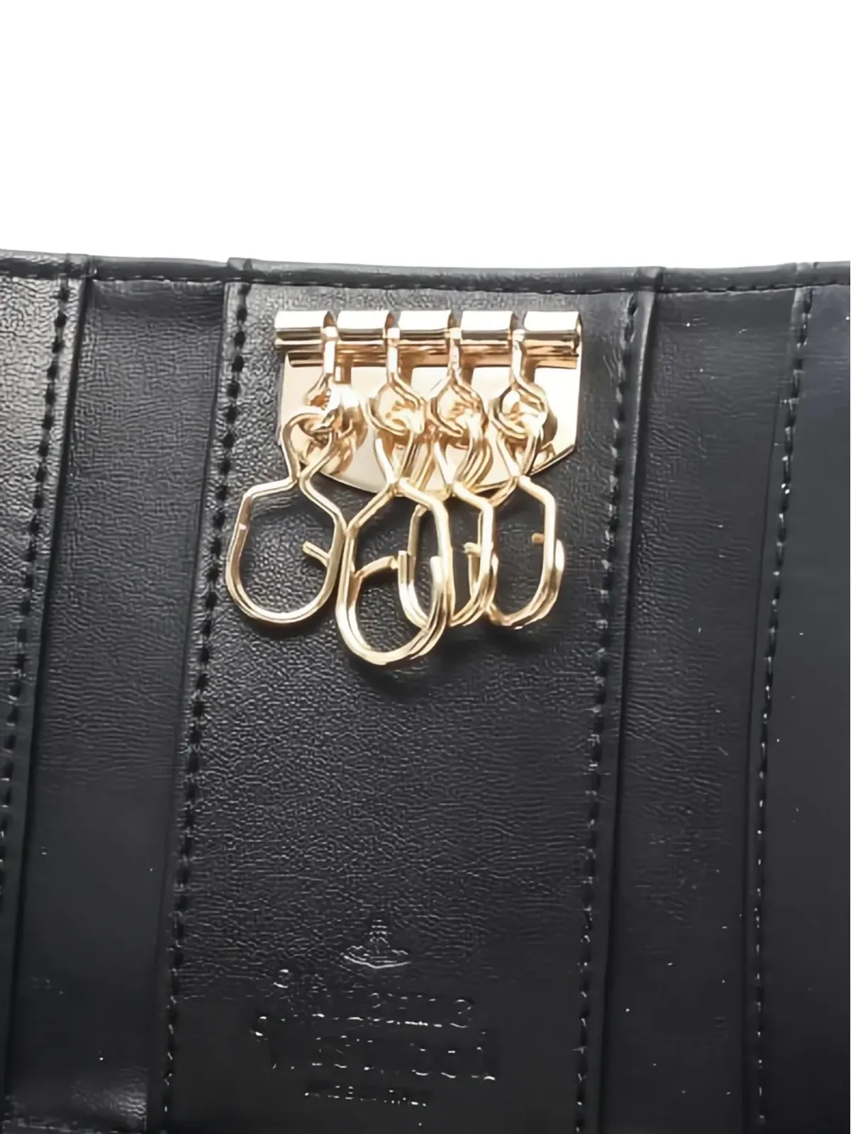 Vivienne Westwood Pre-Owned オーブモチーフ付き チェック柄 キーケース - 画像3