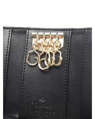 Vivienne Westwood Pre-Owned オーブモチーフ付き チェック柄 キーケース - サムネイル3
