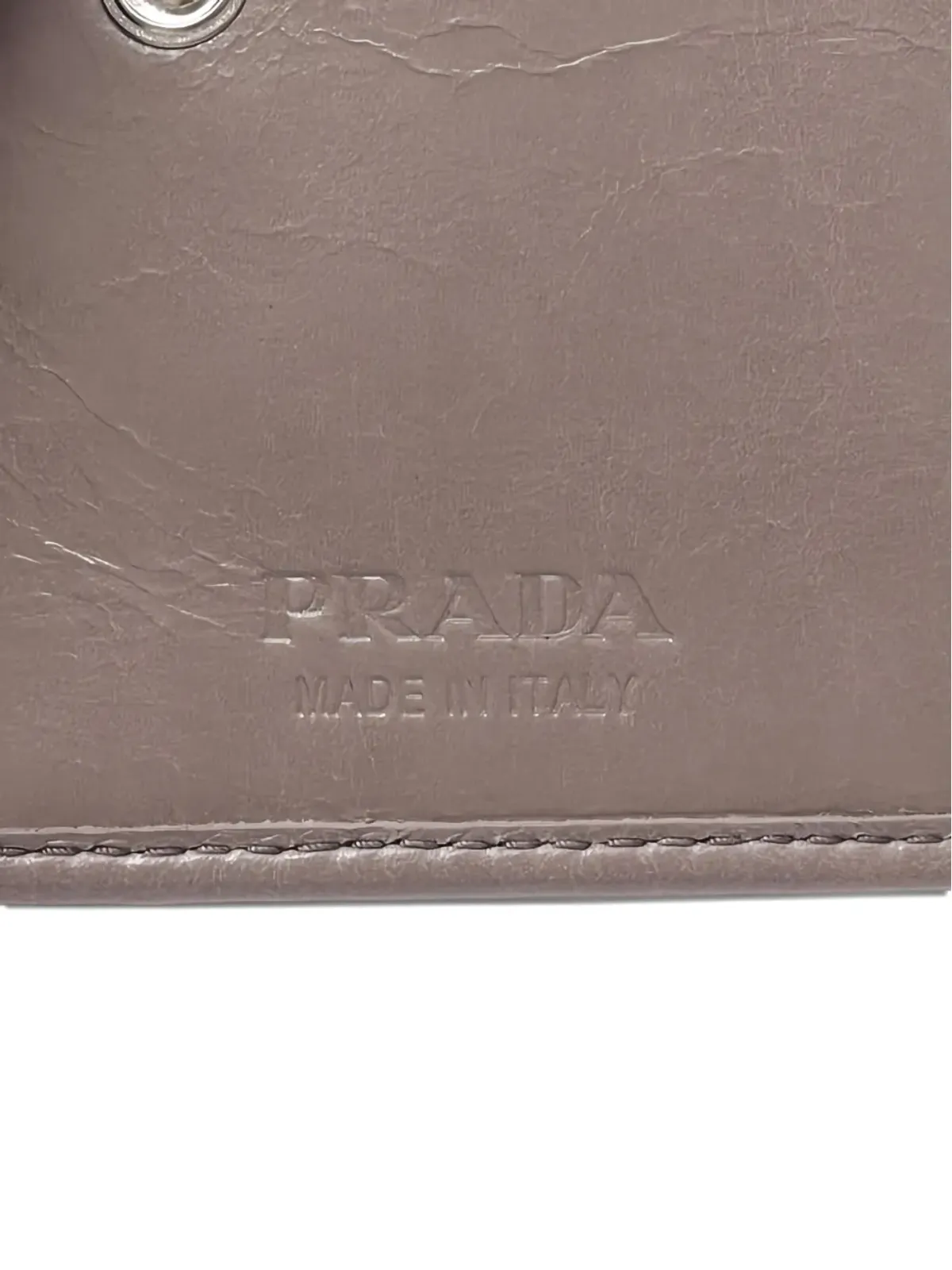 Prada Pre-Owned 20's 小さなロゴプレート付きジップウォレット - 画像4