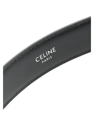 Celine Pre-Owned 20s Triompheバックル レザーベルト ブラック - サムネイル2