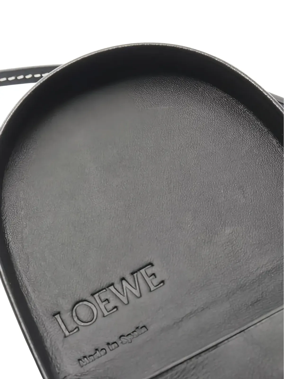 Loewe Pre-Owned 黒のレザー パース - 画像5