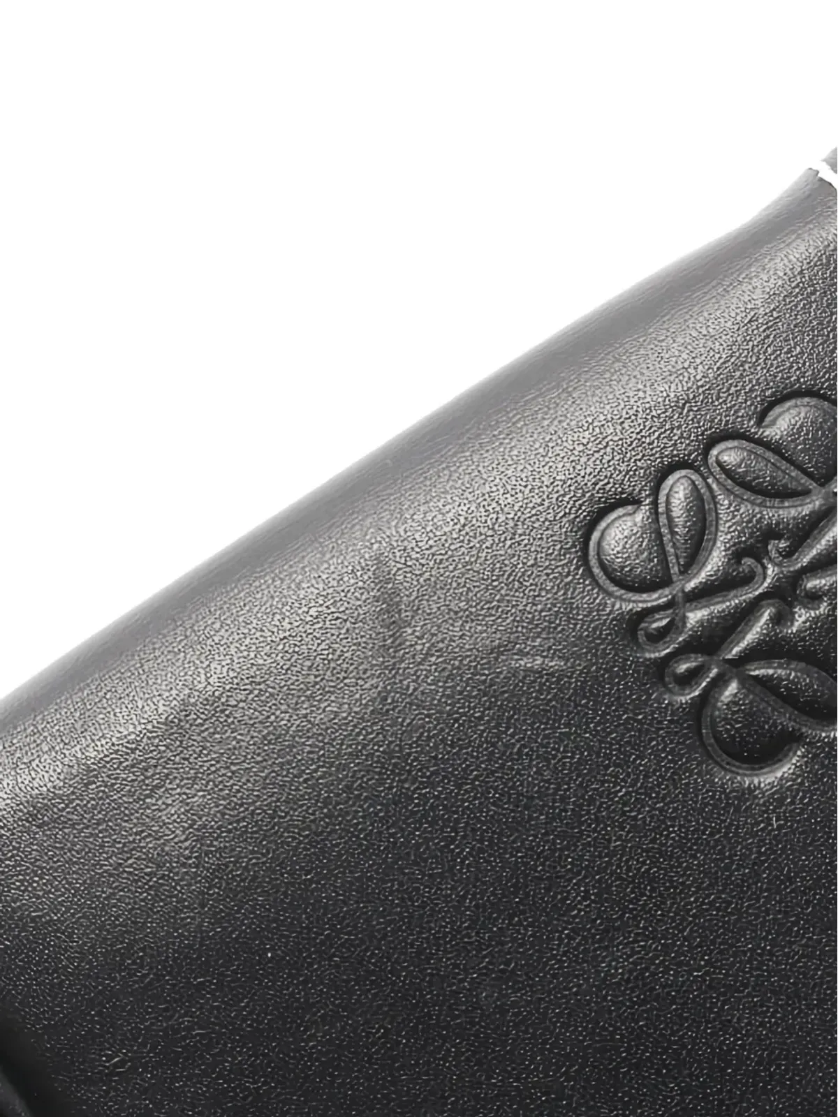 Loewe Pre-Owned 黒のレザー パース - 画像3