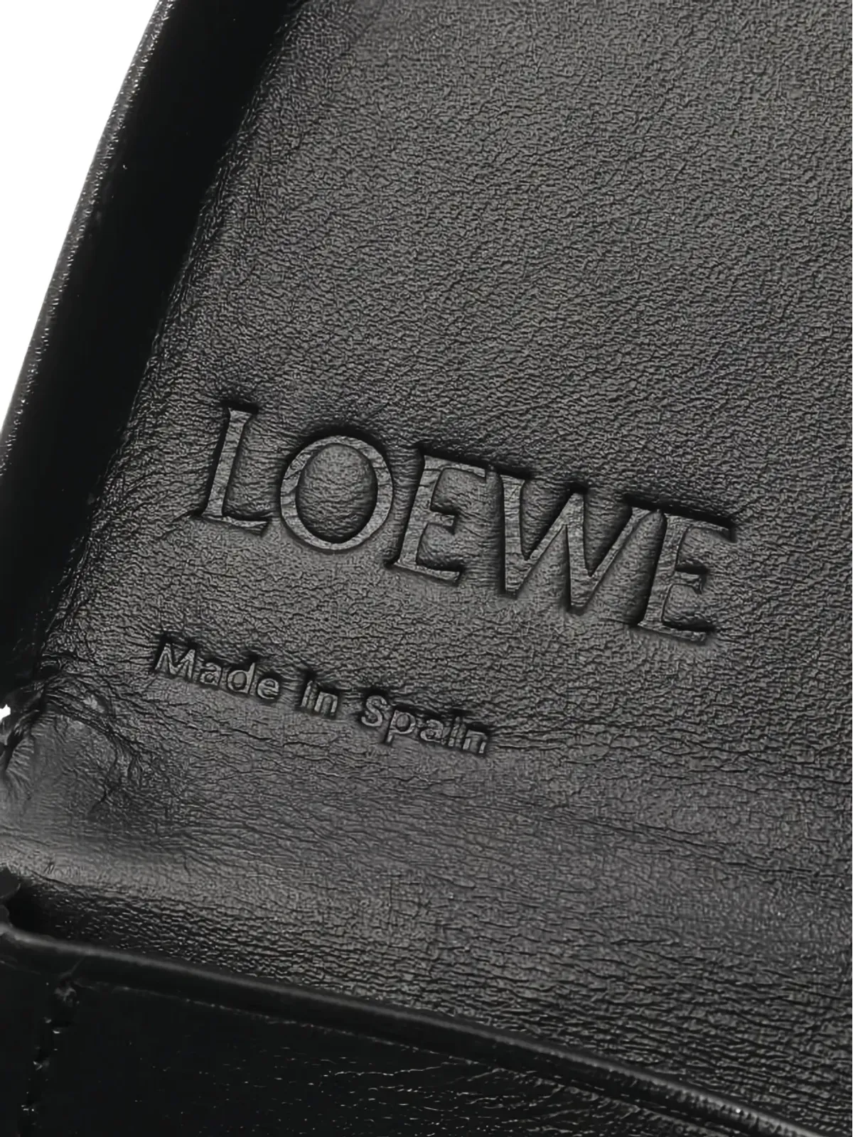 Loewe Pre-Owned 黒のレザー パース - 画像4