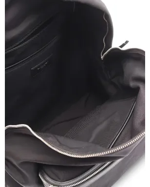 Saint Laurent Pre-Owned 20s レザー トリム バックパック - サムネイル3