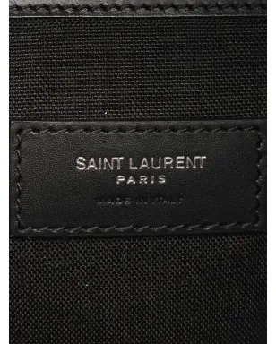 Saint Laurent Pre-Owned 20s レザー トリム バックパック - サムネイル4