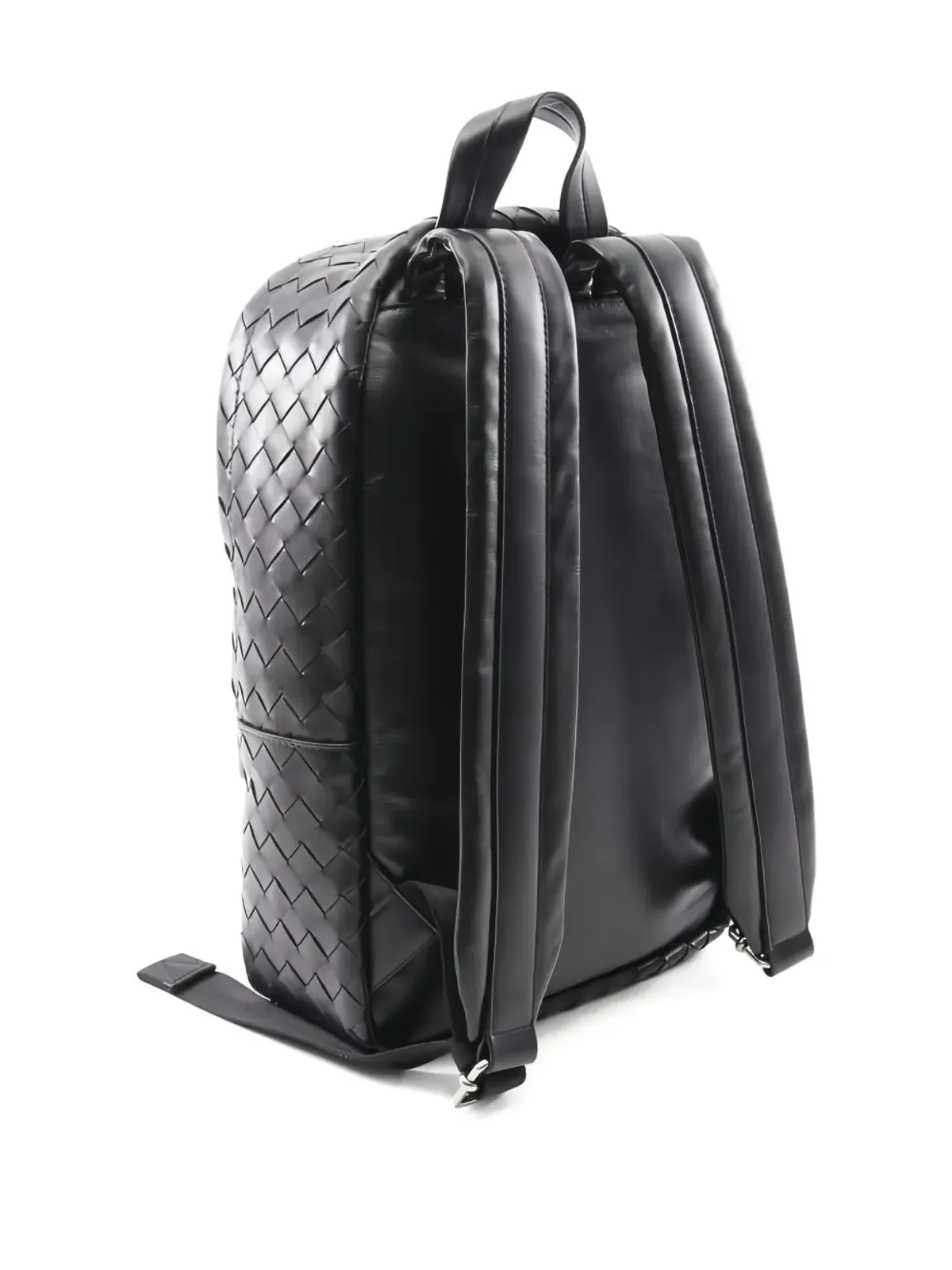 Bottega Veneta Pre-Owned イントレチャート レザー バックパック - 画像2