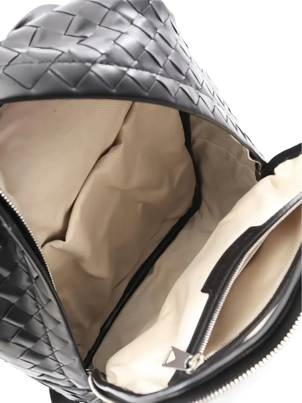 Bottega Veneta Pre-Owned イントレチャート レザー バックパック - 画像4