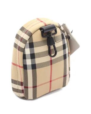 Burberry Pre-Owned 20s ジェット チェック柄バックパック チャームバッグ - サムネイル2