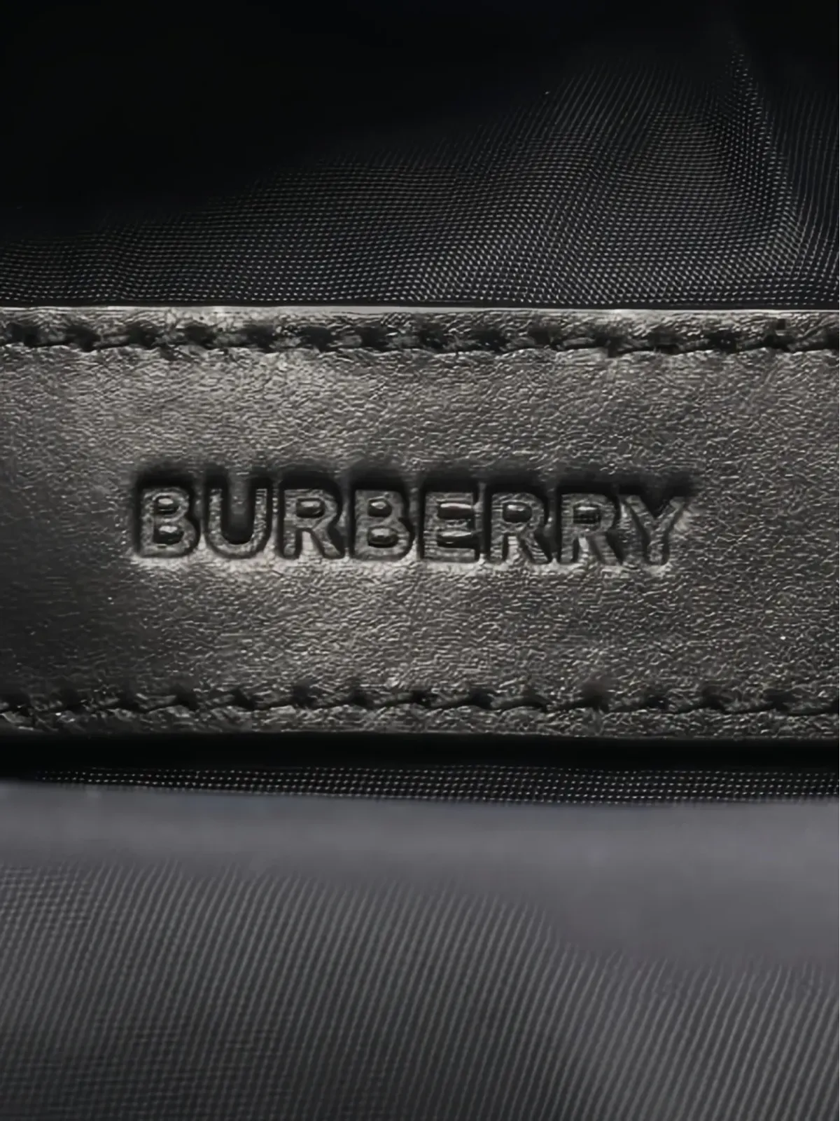 Burberry Pre-Owned 20s ジェット チェック柄バックパック チャームバッグ - 画像3