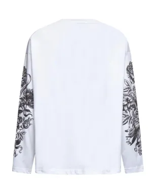 John Richmond フローラルプリント長袖Tシャツ - サムネイル2