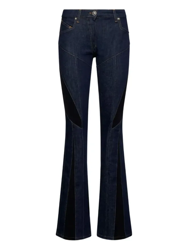 John Richmond John Richmond デニムパネルドジーンズ ブルーの商品画像