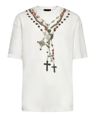 John Richmond クロスプリント Tシャツ - サムネイル1