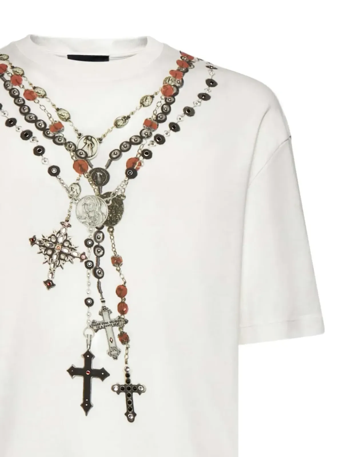 John Richmond クロスプリント Tシャツ - 画像3
