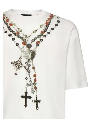 John Richmond クロスプリント Tシャツ - サムネイル3