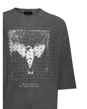 John Richmond グラフィックプリント・スタッズ付きTシャツ - サムネイル3