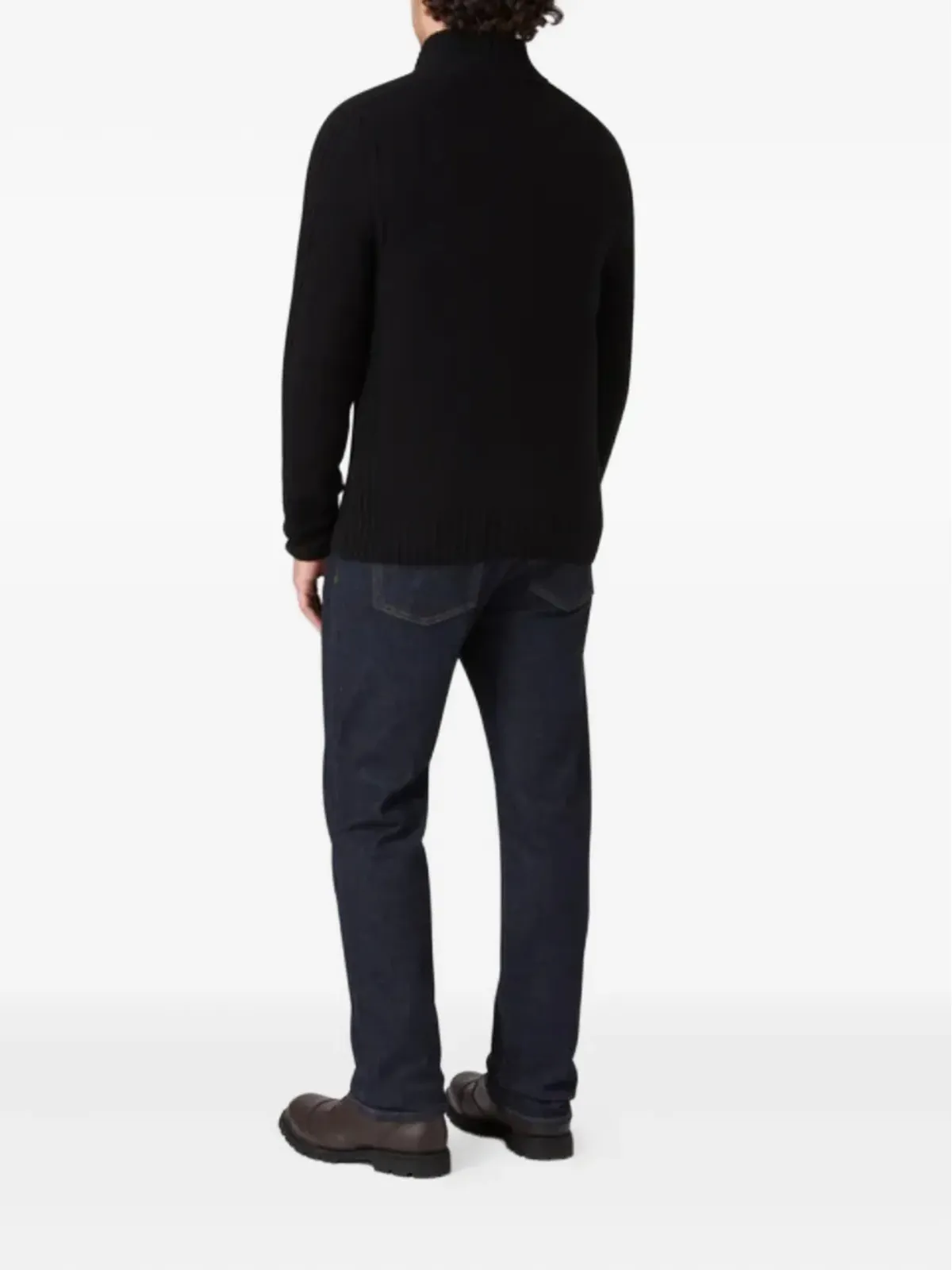 Belstaff リブ編み半ジップセーター - 画像3