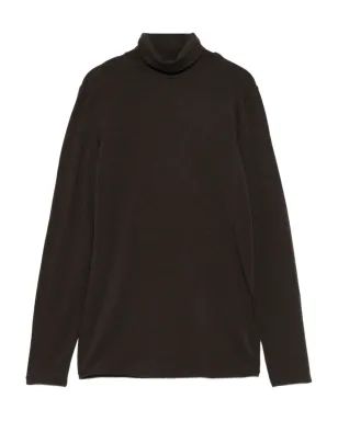 Amomento ロールネックトップ - Brown - サムネイル1