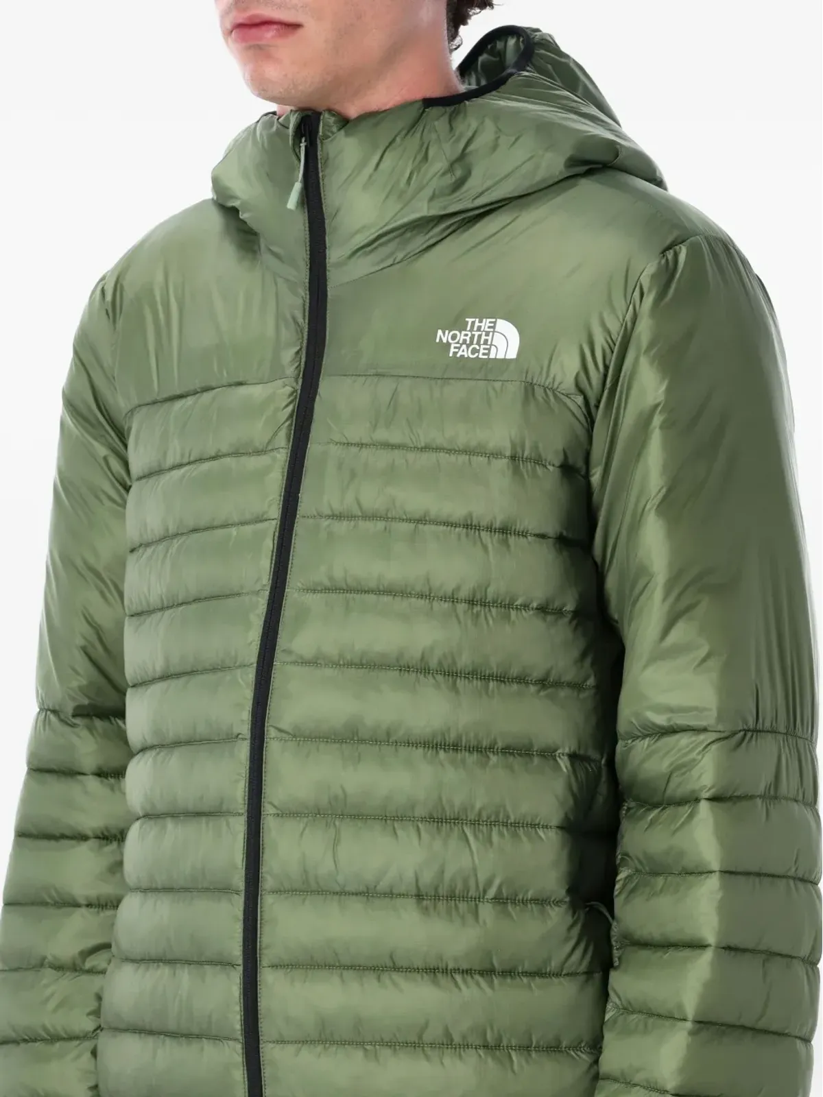 The North Face フード付きキルティッドパディッドジャケット - 画像3