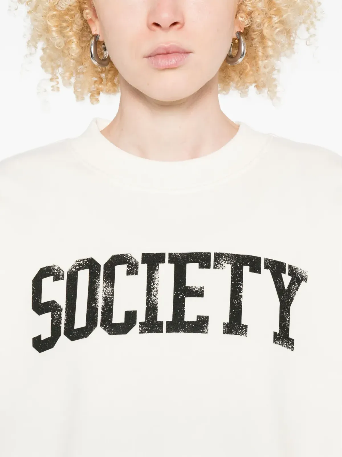 THE NEW SOCIETY ロゴプリントスウェットシャツ - 画像5