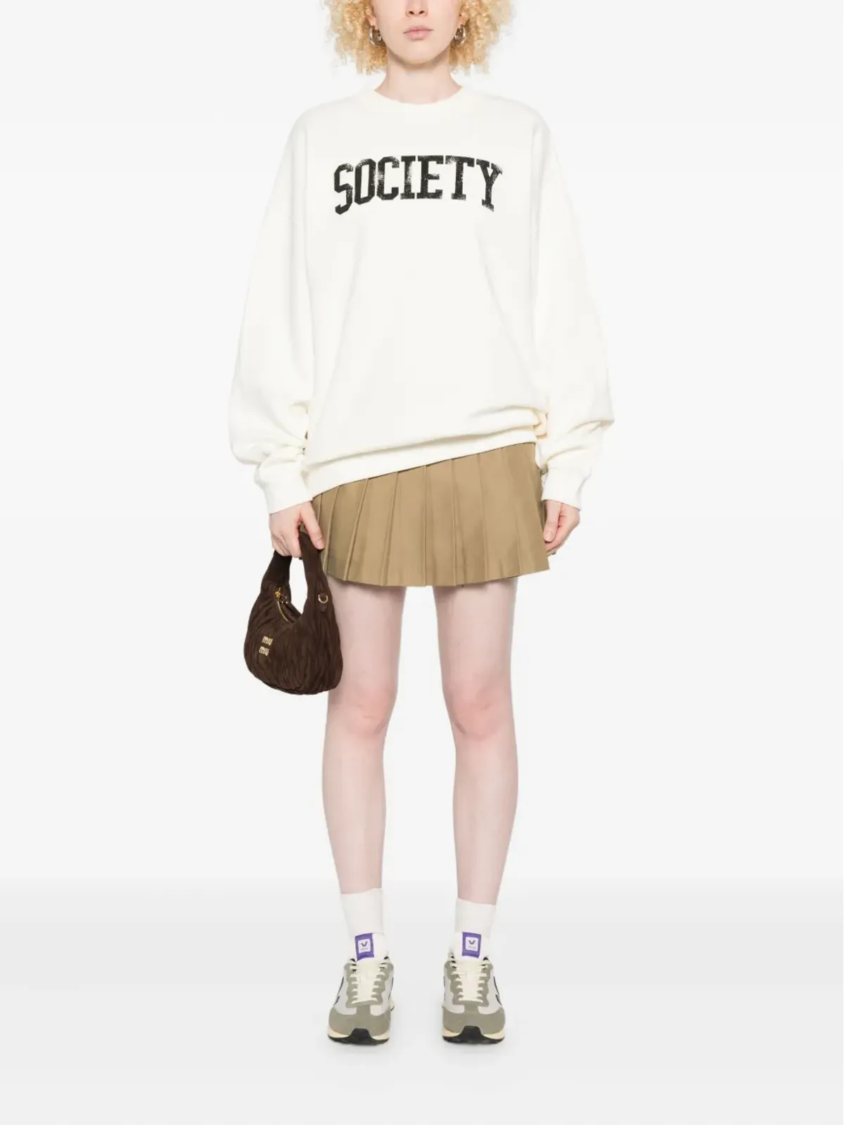 THE NEW SOCIETY ロゴプリントスウェットシャツ - 画像2