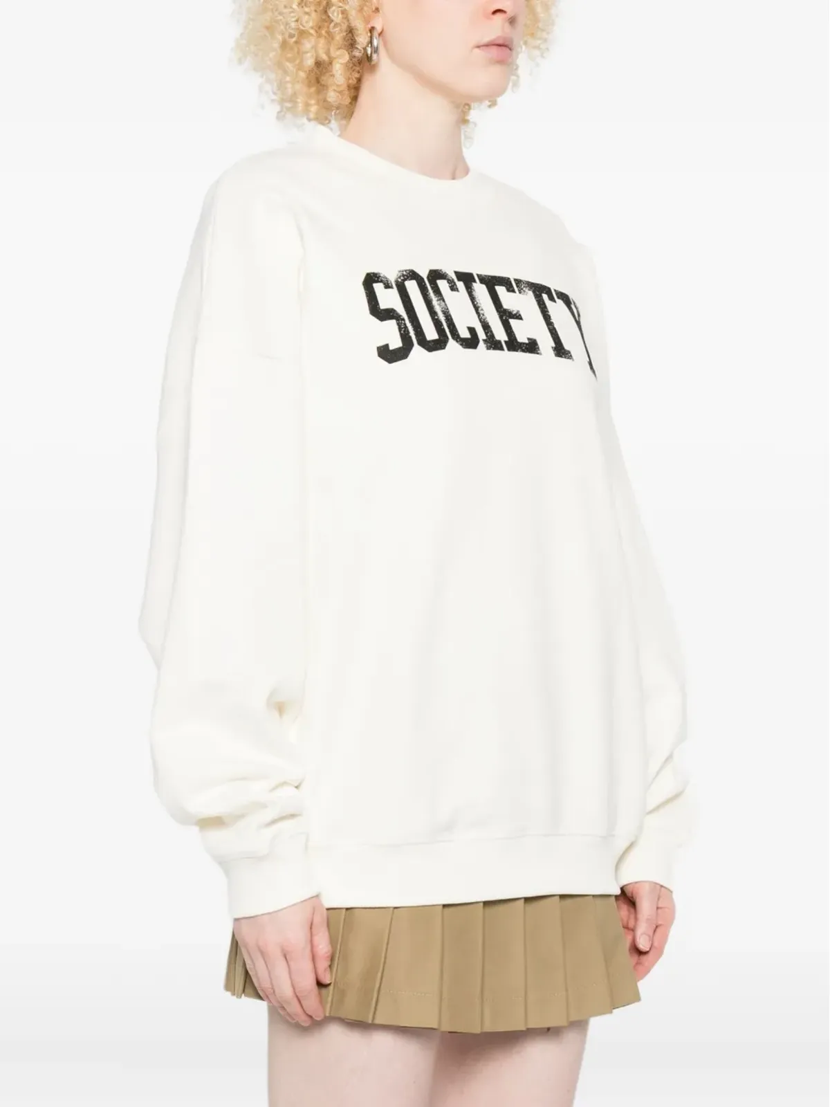 THE NEW SOCIETY ロゴプリントスウェットシャツ - 画像3