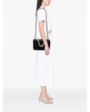 Bottega Veneta ビンテージ ナッパレザーイントレチャート パデッドチェーンキャセッテサッチェル - サムネイル2