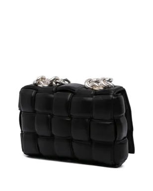 Bottega Veneta ビンテージ ナッパレザーイントレチャート パデッドチェーンキャセッテサッチェル - サムネイル3