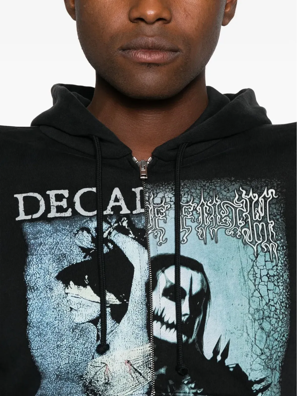 VETEMENTS グラフィックプリントジップフーディ - 画像5