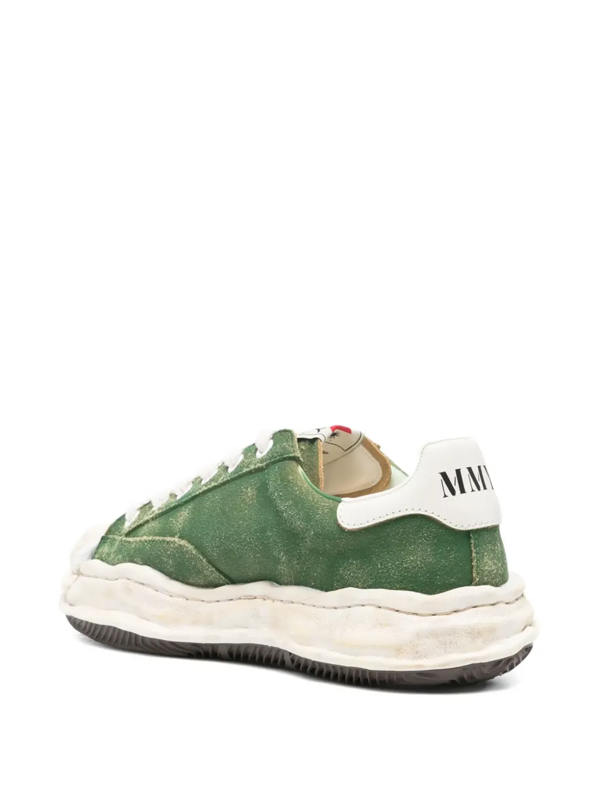 Maison MIHARA YASUHIRO レースアップ ロゴプリント スニーカー - 画像3