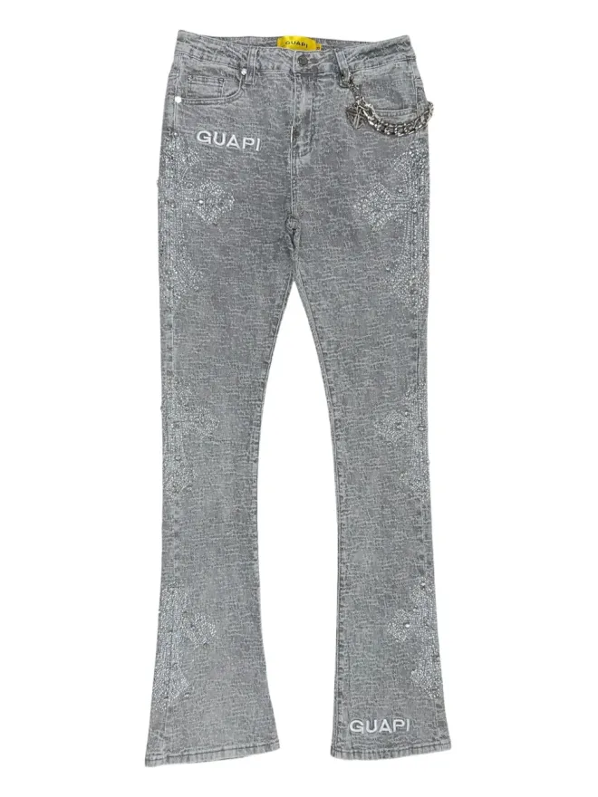 GUAPI GUAPI クリスタルクロスジーンズの商品画像