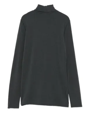 Amomento ロールネック長袖トップ - Grey - サムネイル2
