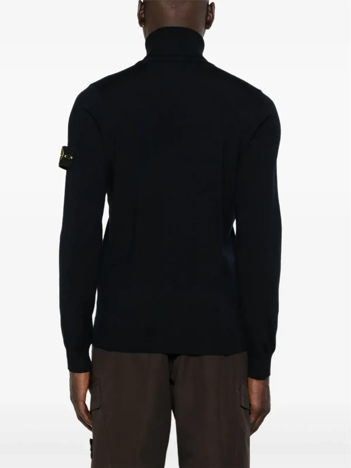 Stone Island タートルネック ロゴパッチ セーター - 画像4