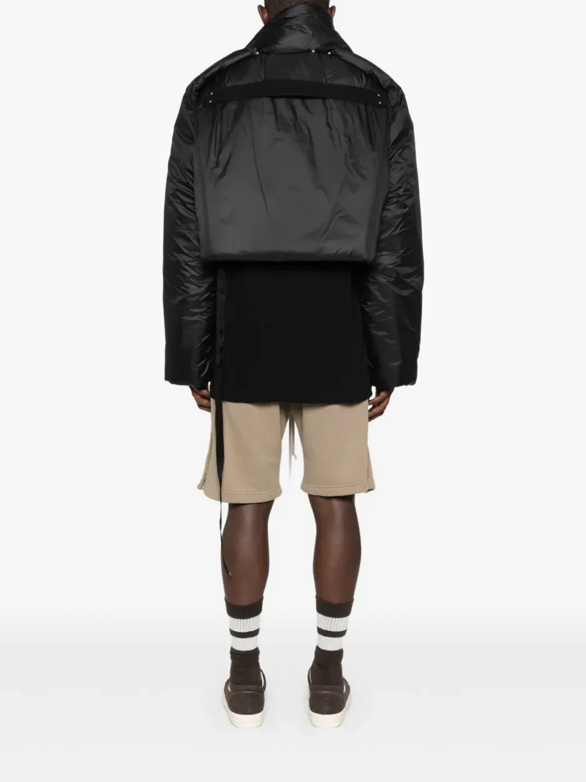 Rick Owens DRKSHDW クロップド パデッド ジャケット - 画像4