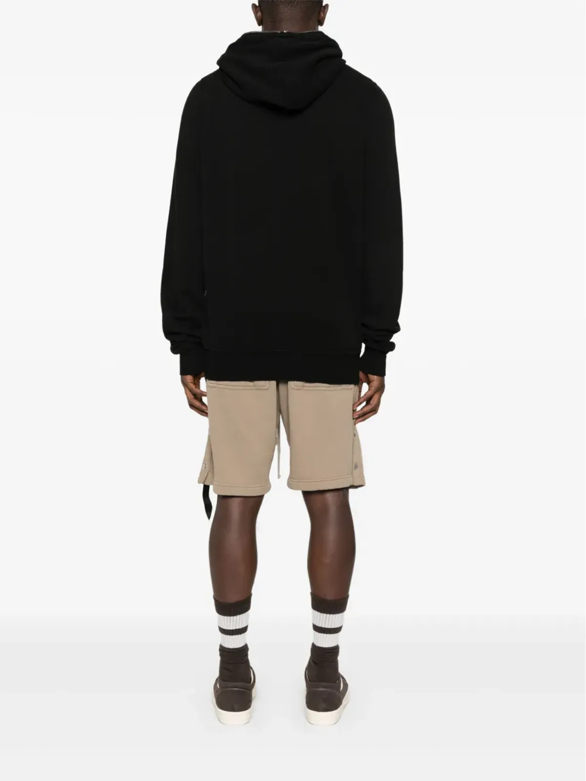 Rick Owens DRKSHDW ジップアップ コットン フーディ - 画像4