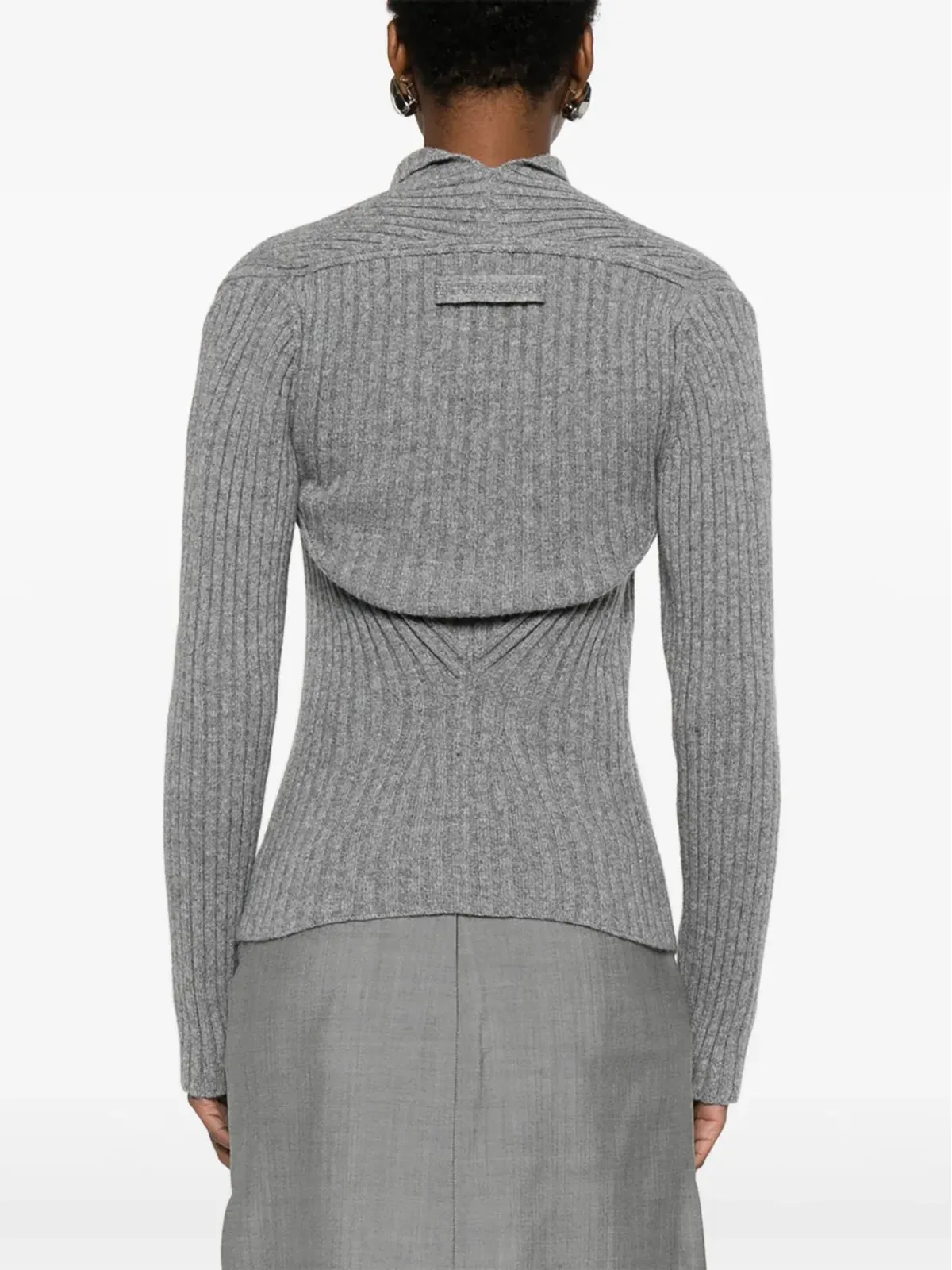 Victoria Beckham リブ編みロールネックセーター - 画像4