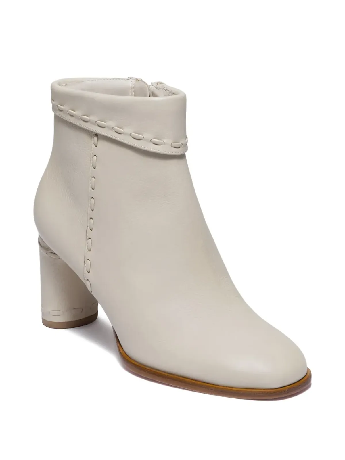 Bernardo Bernardo 1946 76mm Gene block-heel boots - White - 画像2