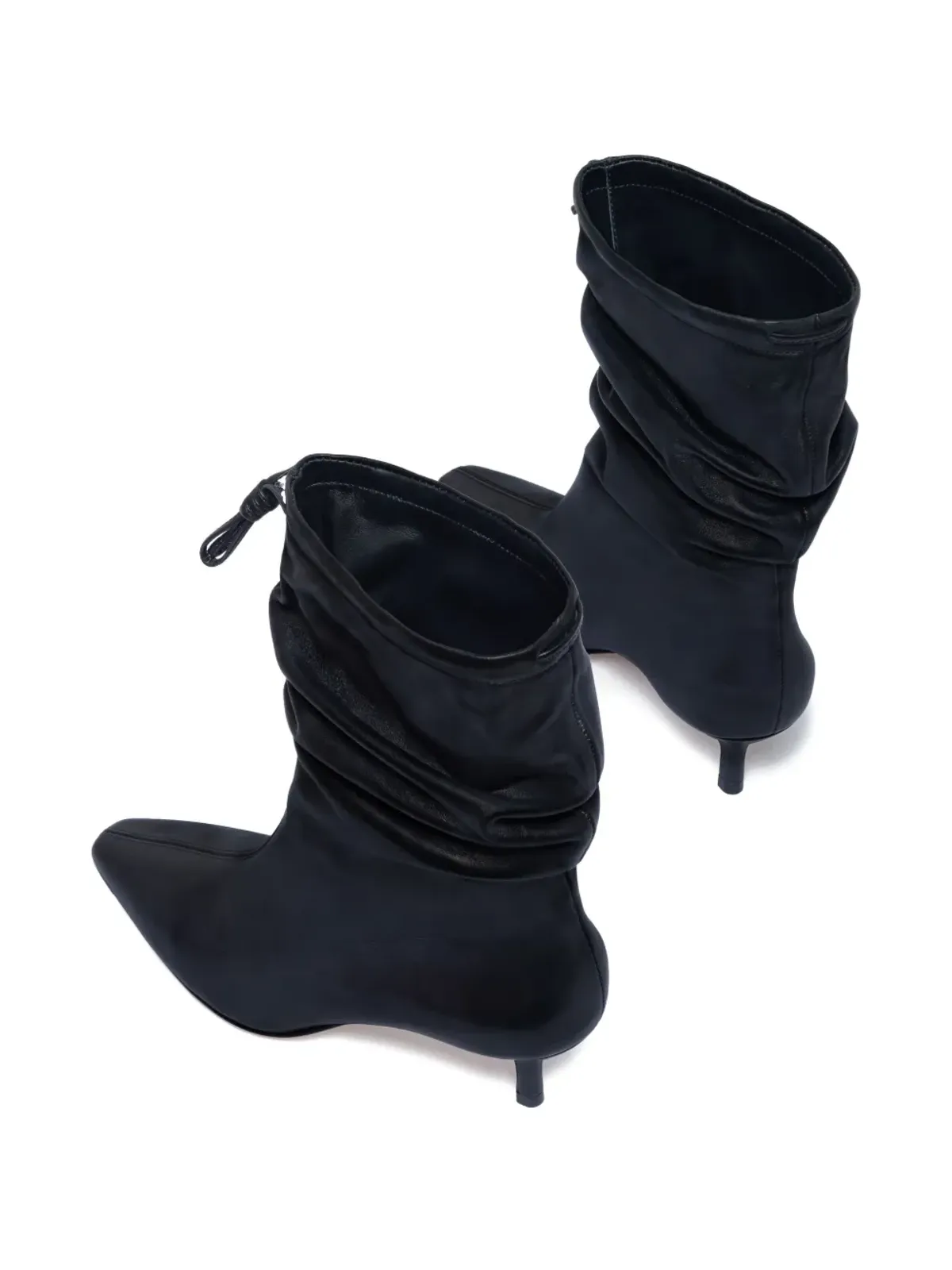Bernardo 1946 Mazzi scrunched leather boots - Black - 画像5