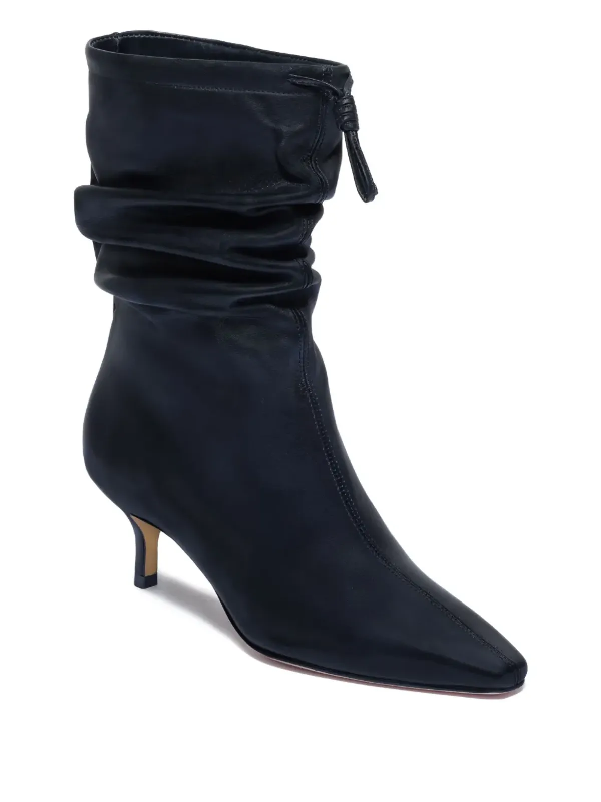 Bernardo 1946 Mazzi scrunched leather boots - Black - 画像2