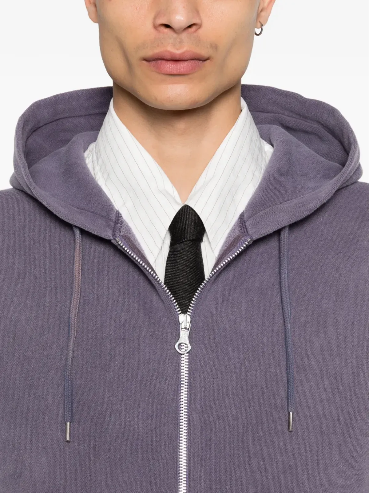 OUR LEGACY ラスカル ジップアップ フーディ - Purple - 画像5