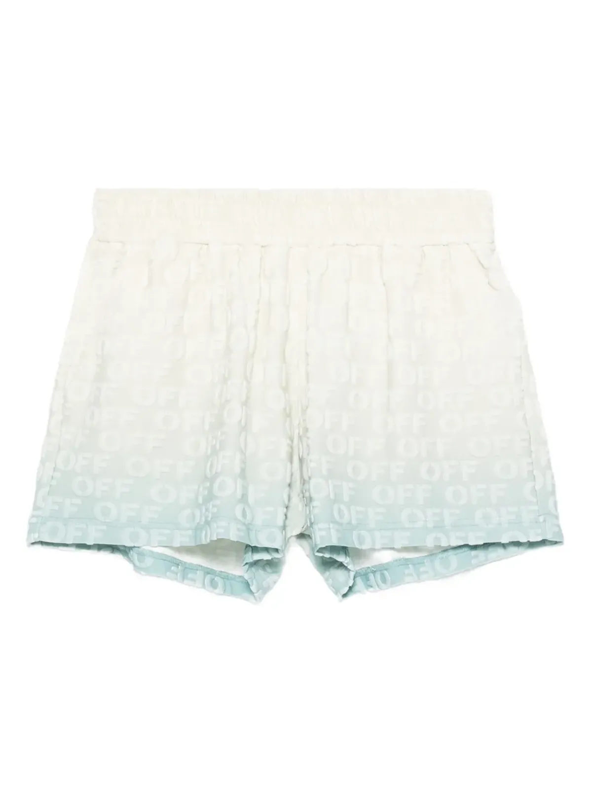 Off-White ロゴパターンショーツ - 画像1