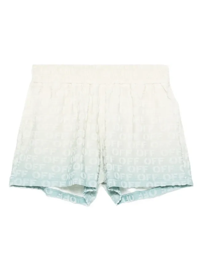 OFF-WHITE Off-White ロゴパターンショーツの商品画像