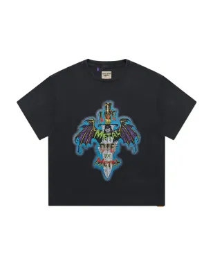 GALLERY DEPT. Live For Metal コットンTシャツ - ブラック - サムネイル1
