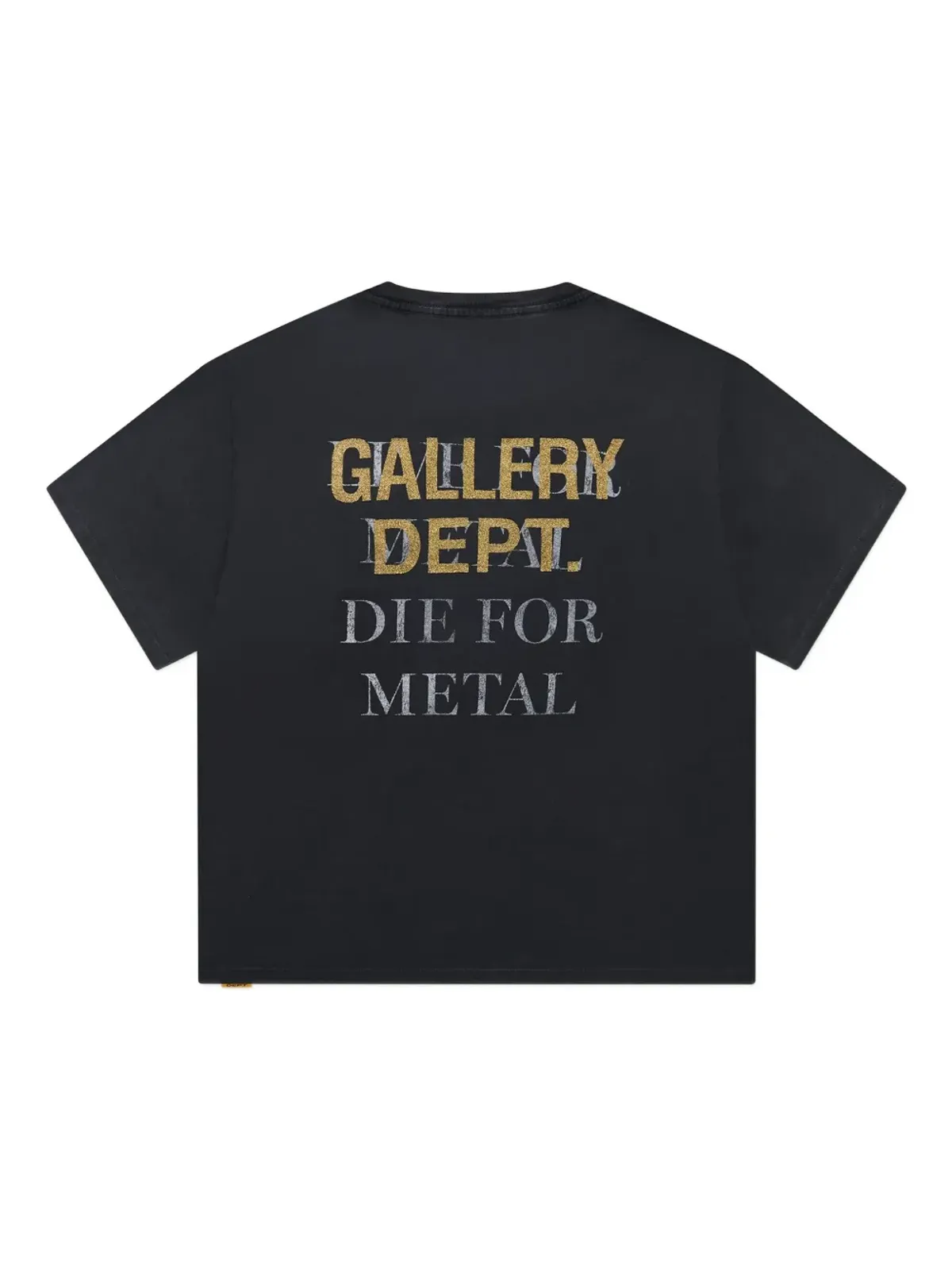 GALLERY DEPT. Live For Metal コットンTシャツ - ブラック - 画像2