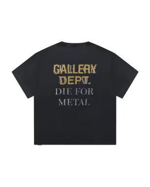 GALLERY DEPT. Live For Metal コットンTシャツ - ブラック - サムネイル2