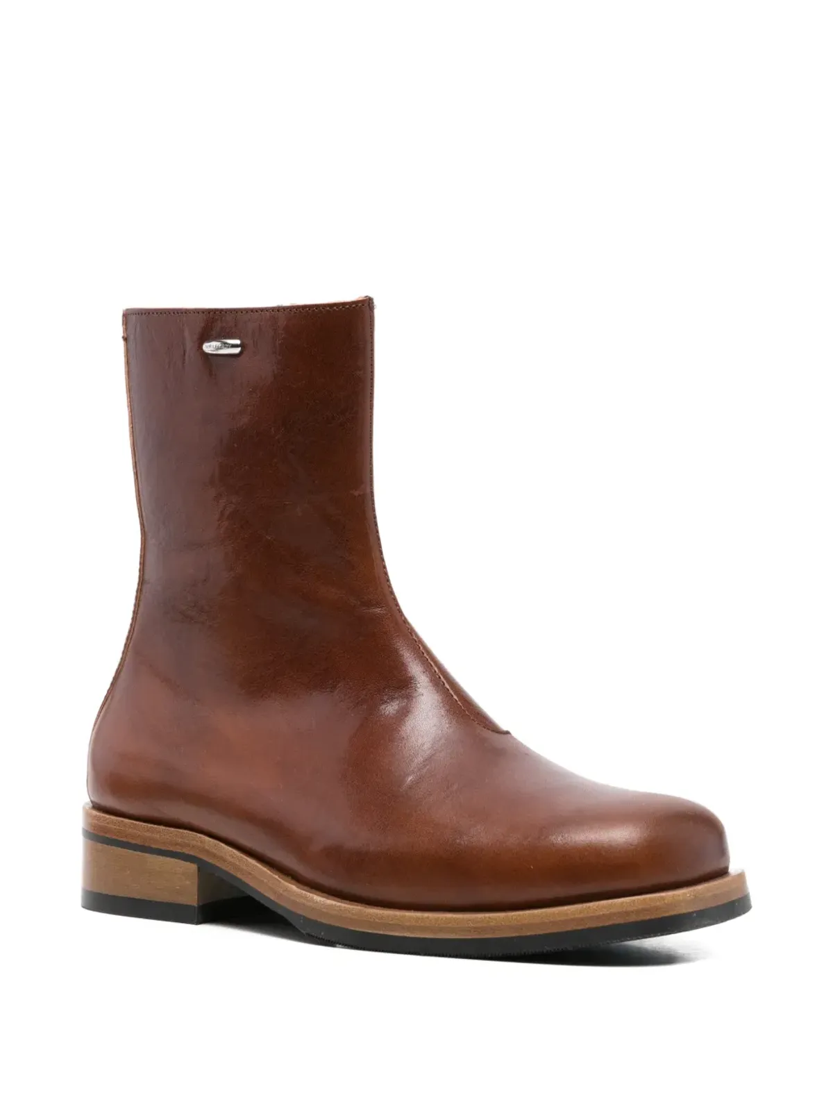 OUR LEGACY Camion leather ankle boots - Brown - 画像2